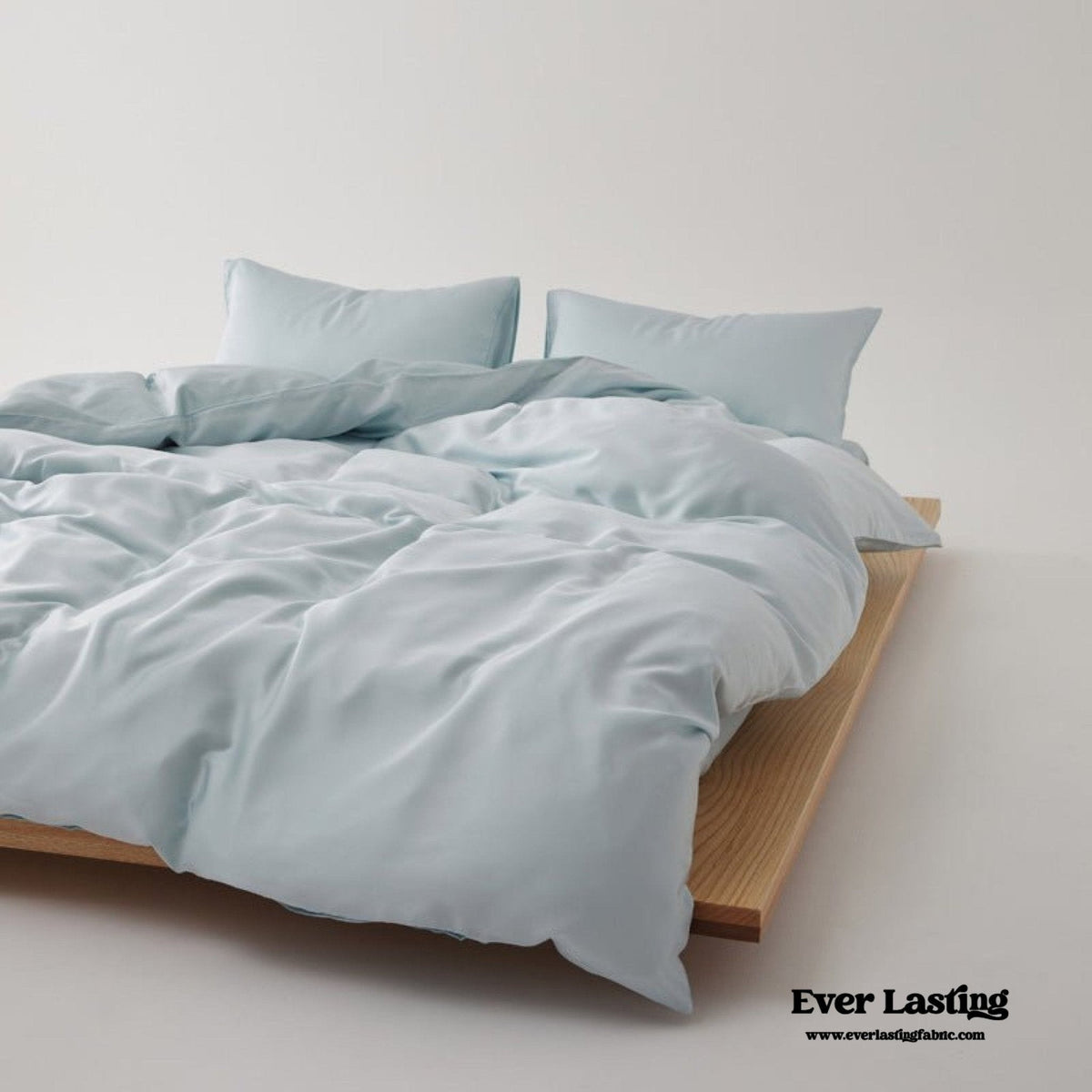 Adeline Pastel Silky Cooling TENCEL™ Bedding Set / Blue