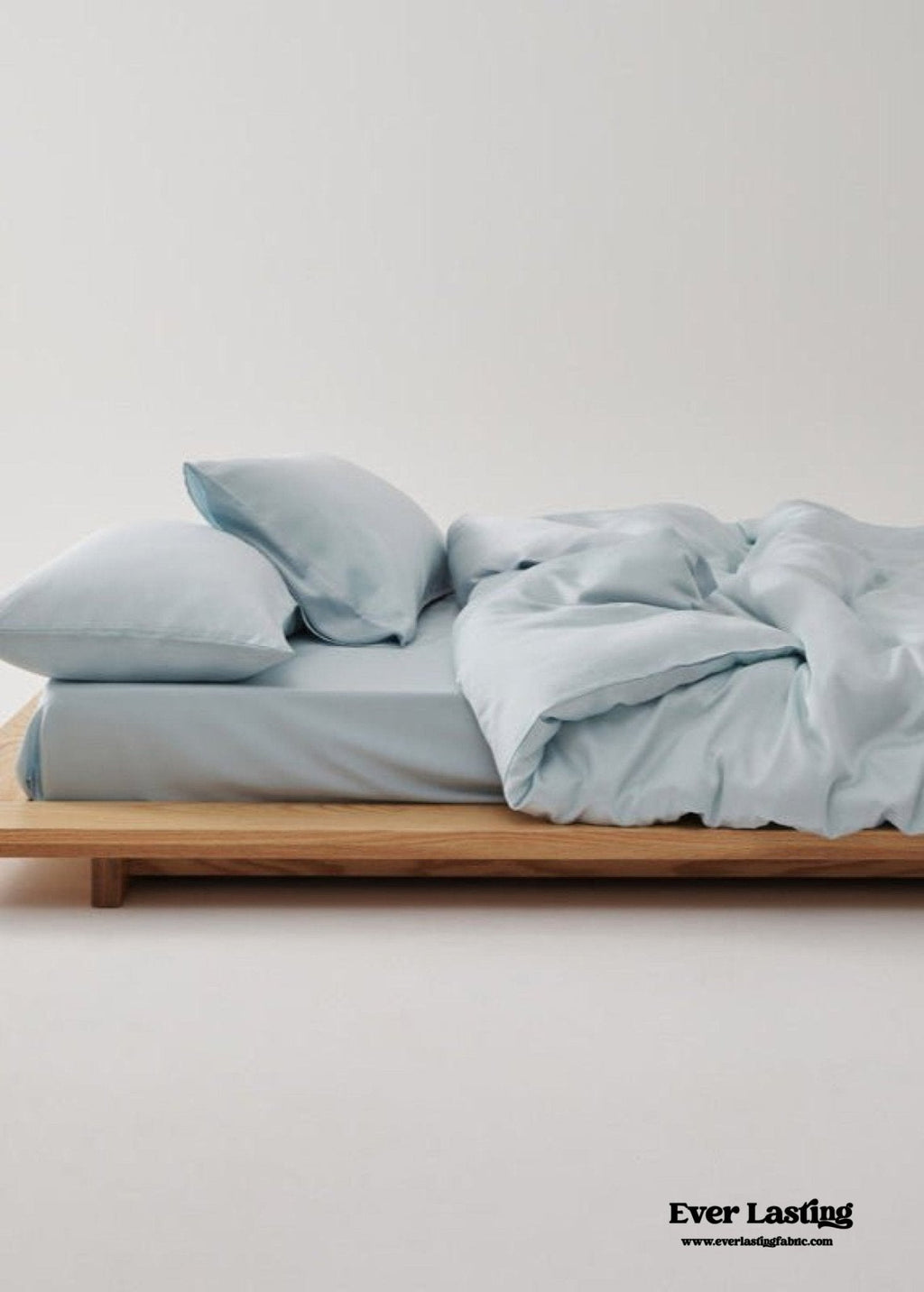Adeline Pastel Silky Cooling TENCEL™ Bedding Set / Blue