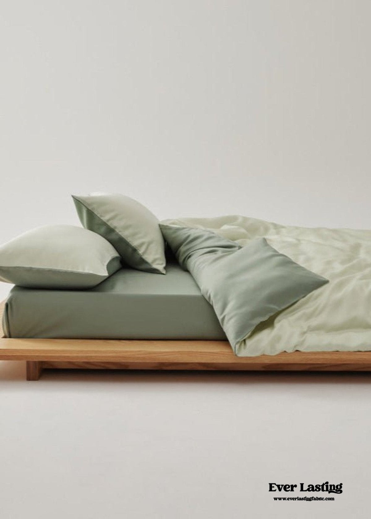 Adeline Pastel Silky Cooling TENCEL™ Bedding Set / Blue