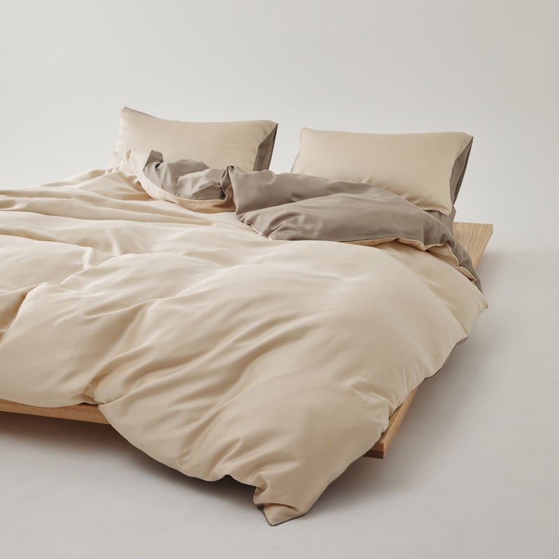 Adeline Pastel Silky Cooling TENCEL™ Bedding Set / Gray