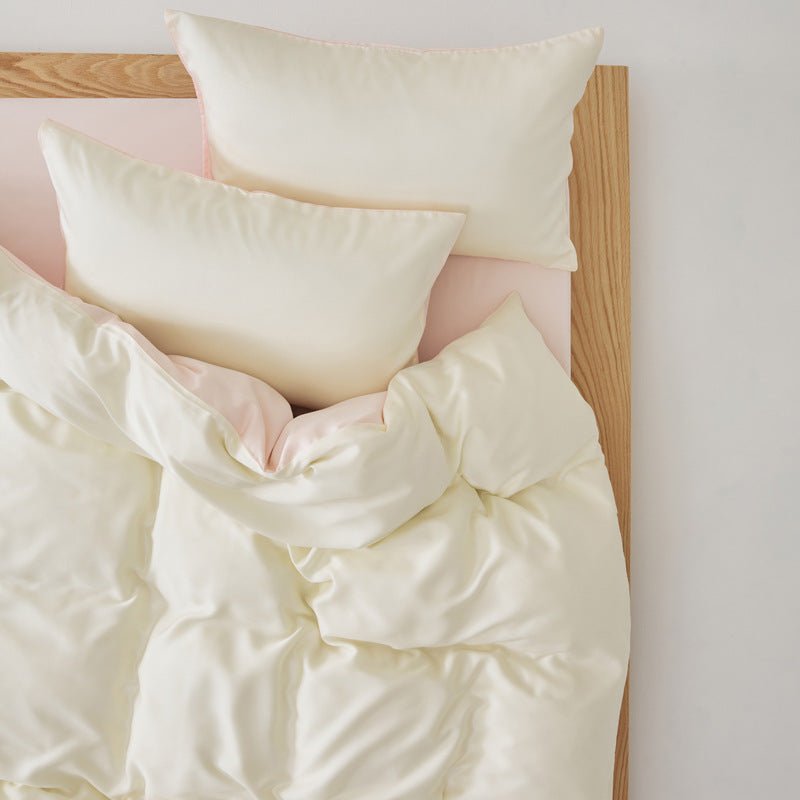 Adeline Pastel Silky Cooling TENCEL™ Bedding Set / Brown