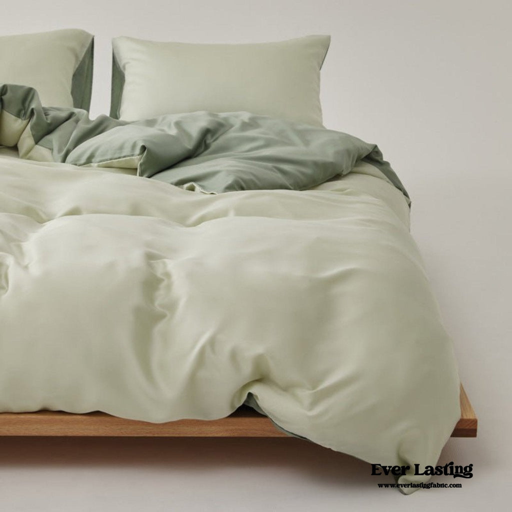 Adeline Pastel Silky Cooling TENCEL™ Bedding Set / Coffee