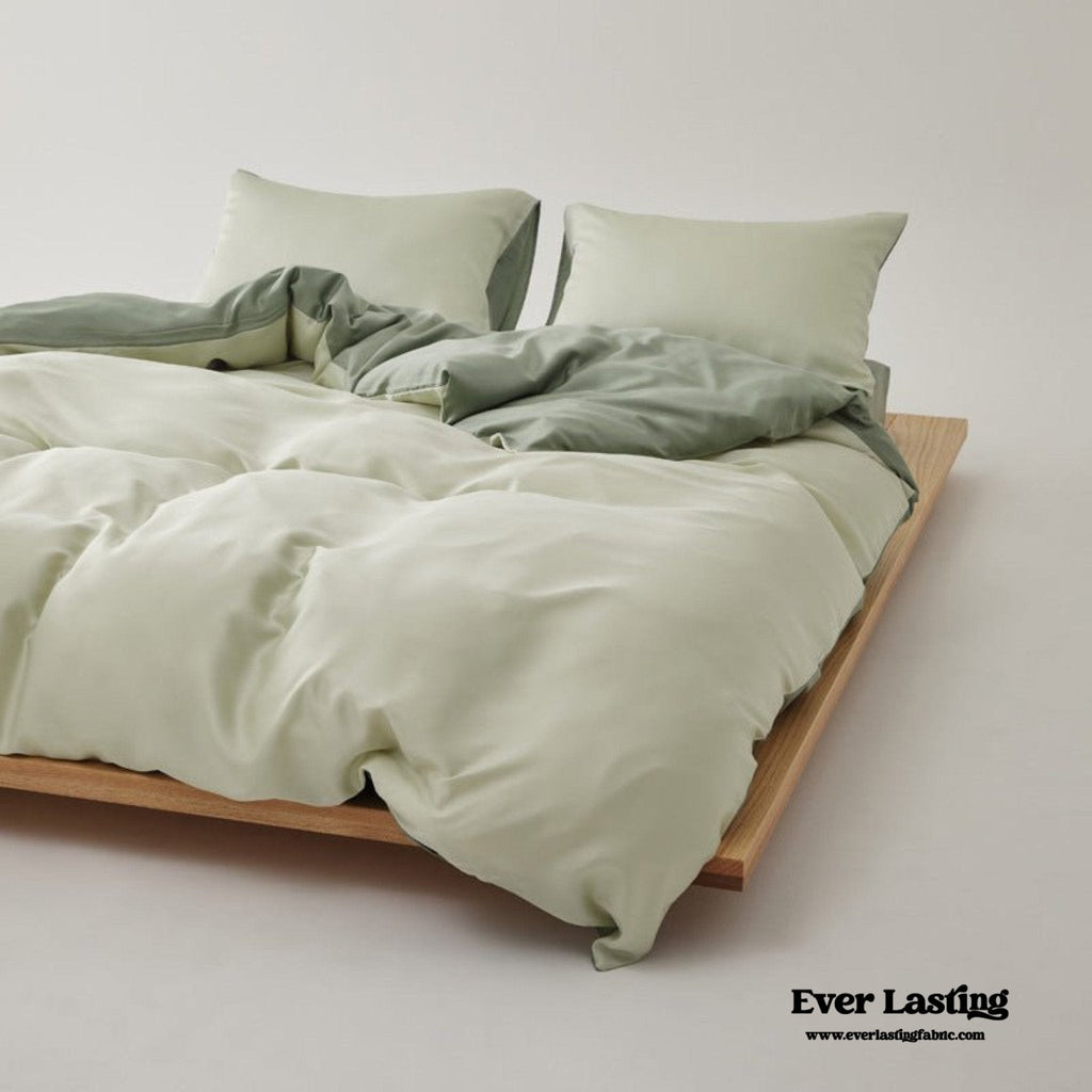 Adeline Pastel Silky Cooling TENCEL™ Bedding Set / Coffee