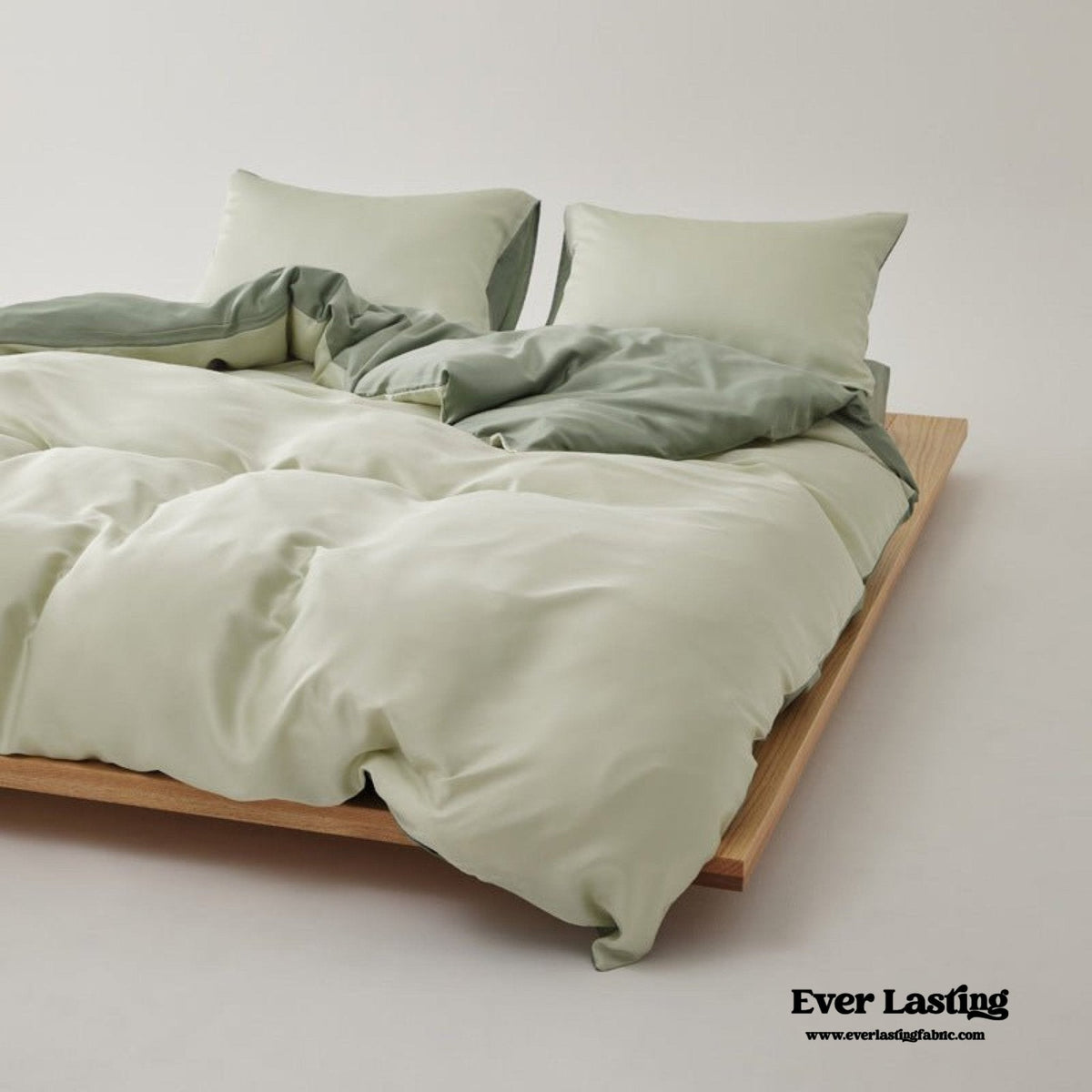 Adeline Pastel Silky Cooling TENCEL™ Bedding Set / Cream