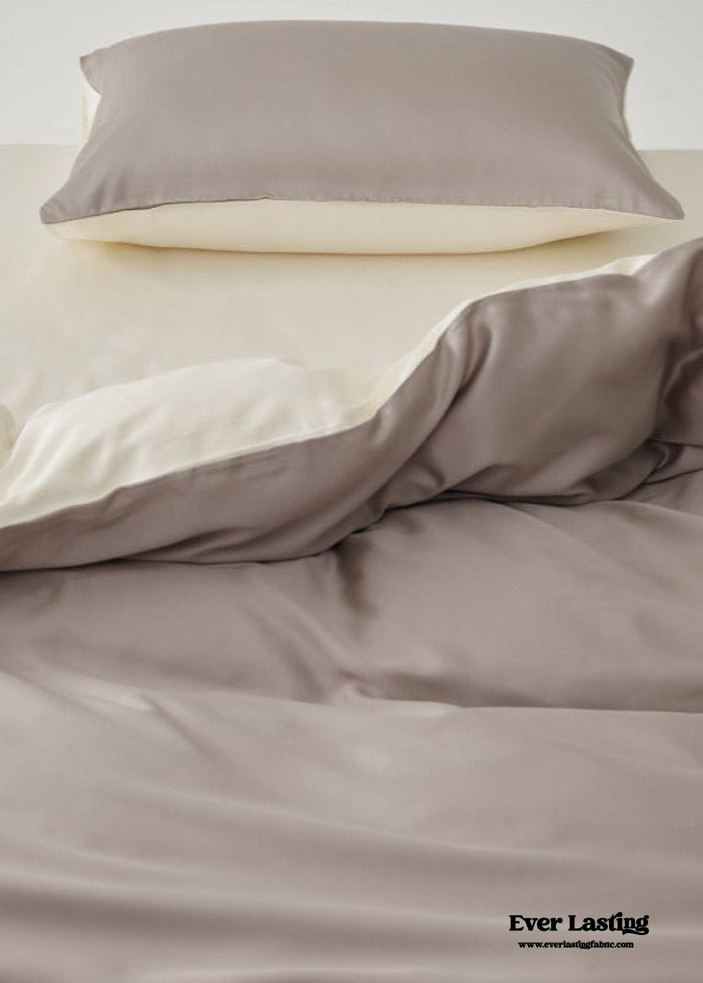 Adeline Pastel Silky Cooling TENCEL™ Bedding Set / Cream