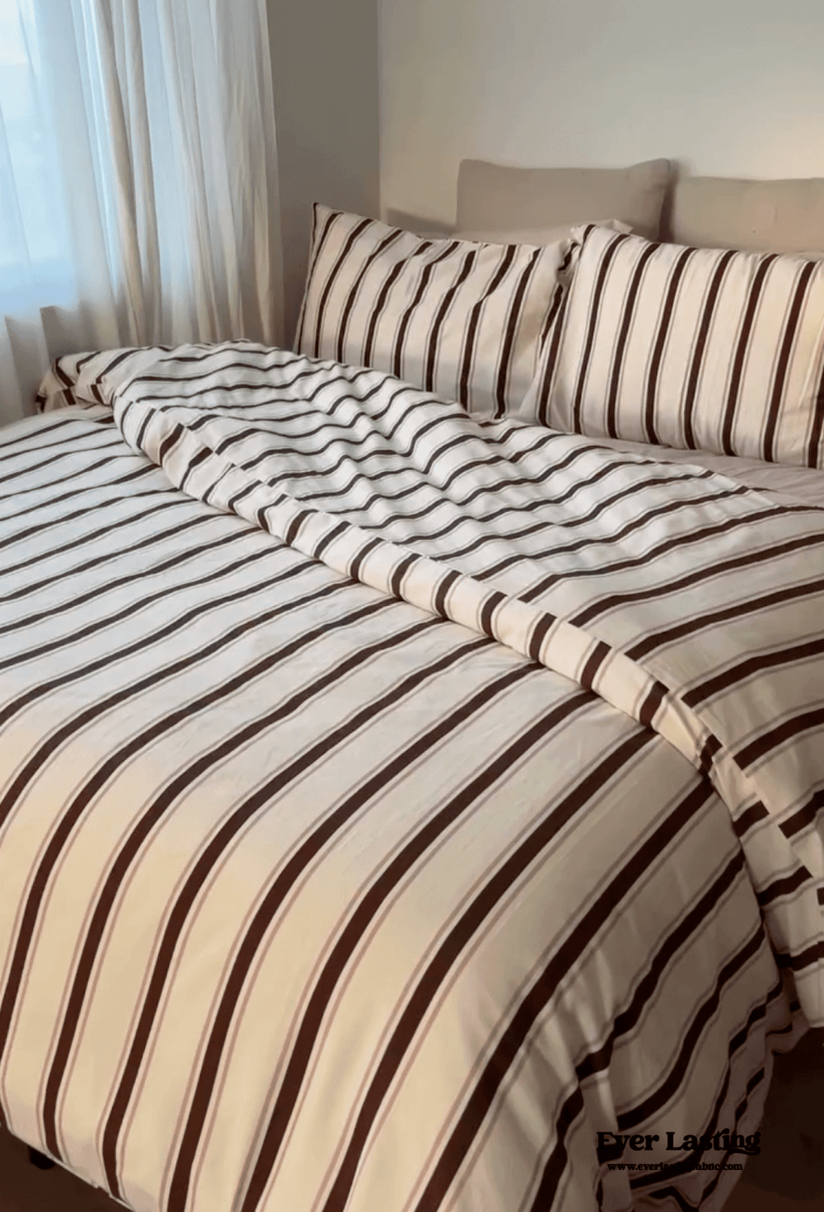 Assorted Washed Cotton Striped Duvet Cover