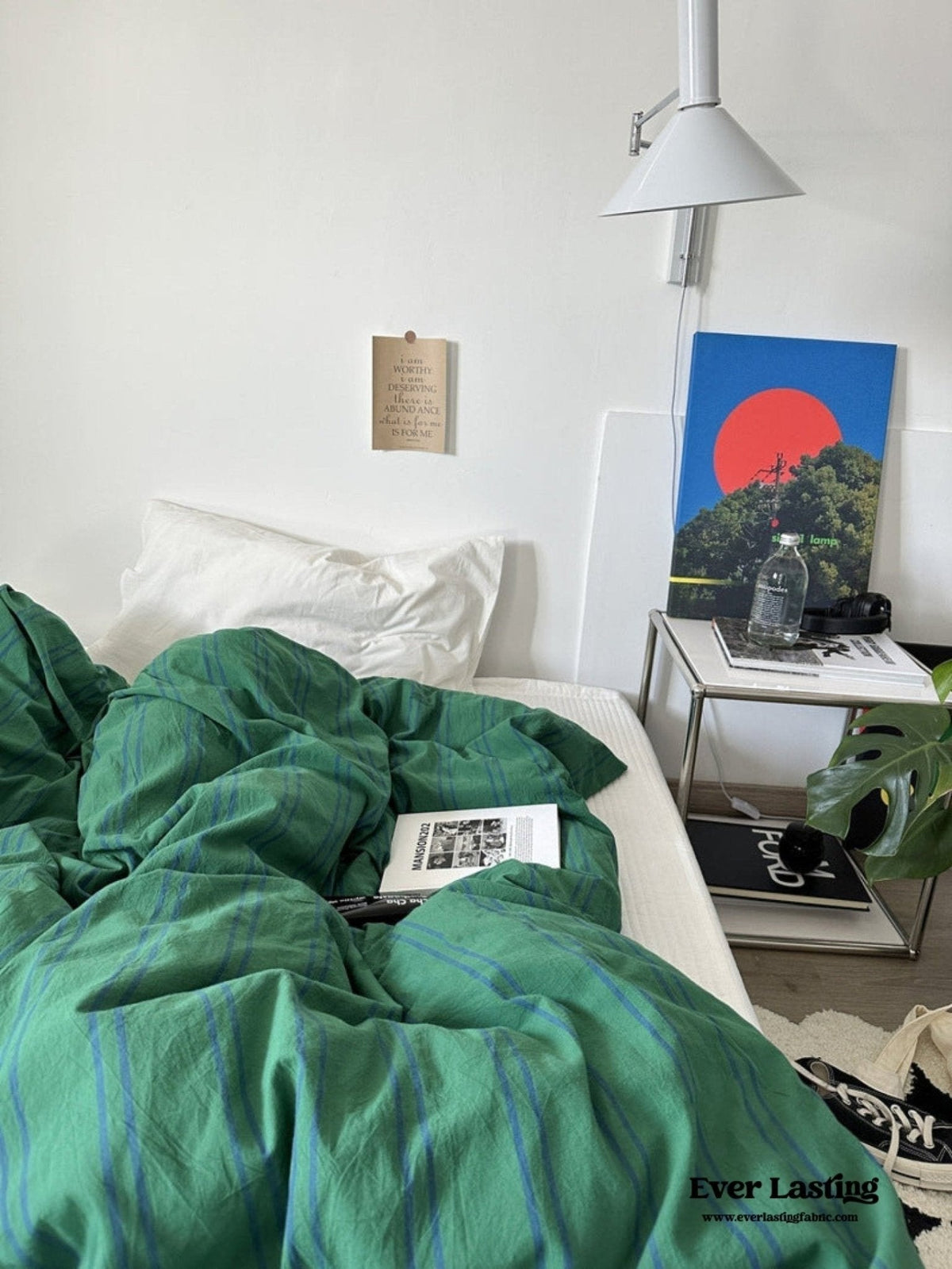 Assorted Washed Cotton Striped Duvet Cover