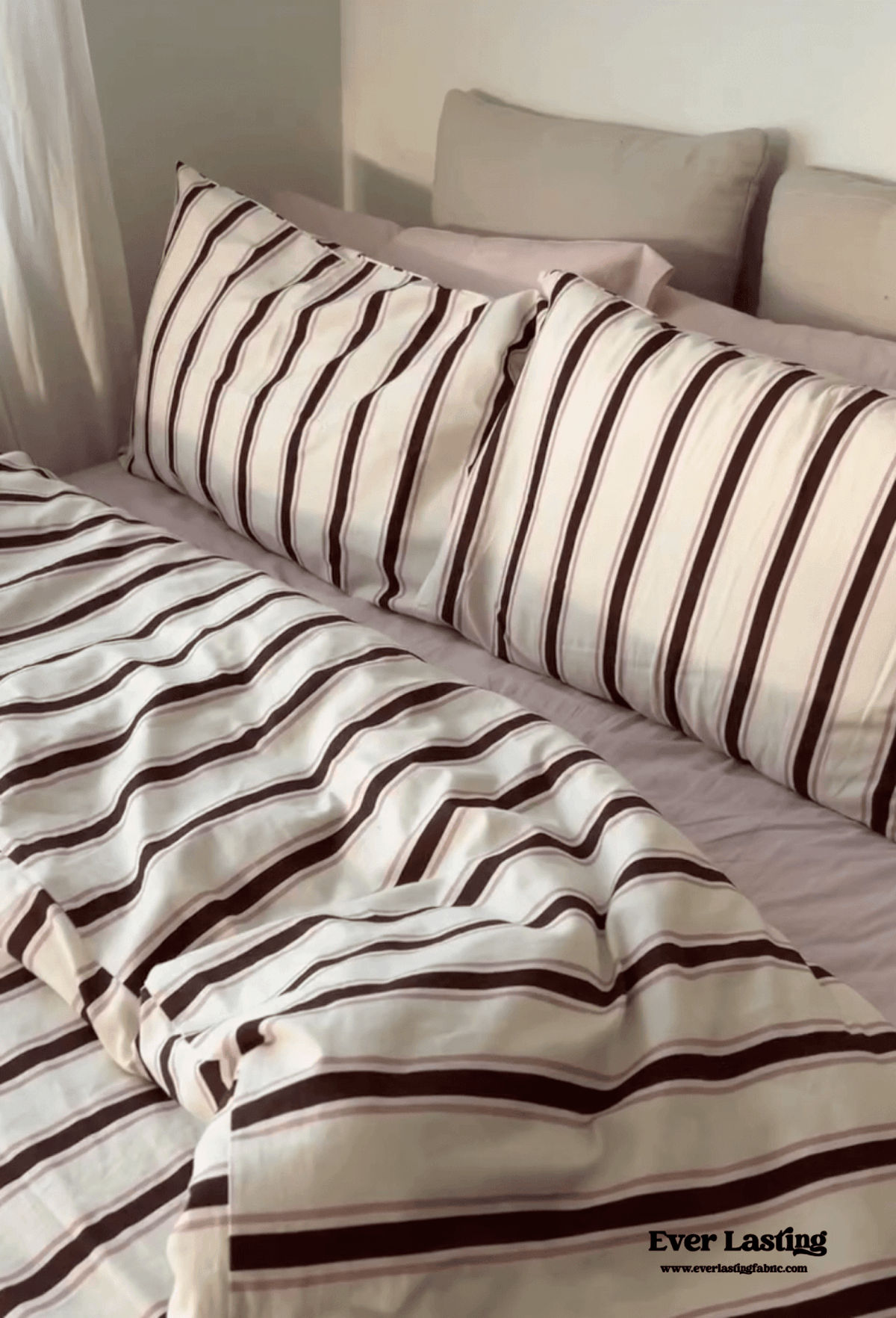 Assorted Washed Cotton Striped Duvet Cover