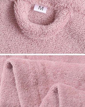 Classic Ultra-Soft Absorbent Cotton Bathrobe / Dark Gray