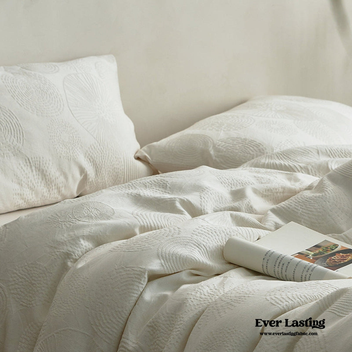 Elin Tencel Silky Jacquard Bedding Set / Garden