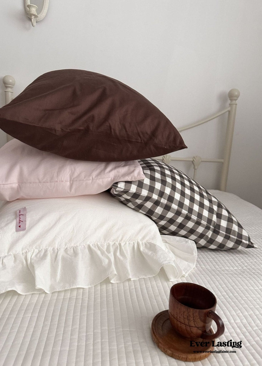 Ella Pure Cotton Pillowcases / Gingham
