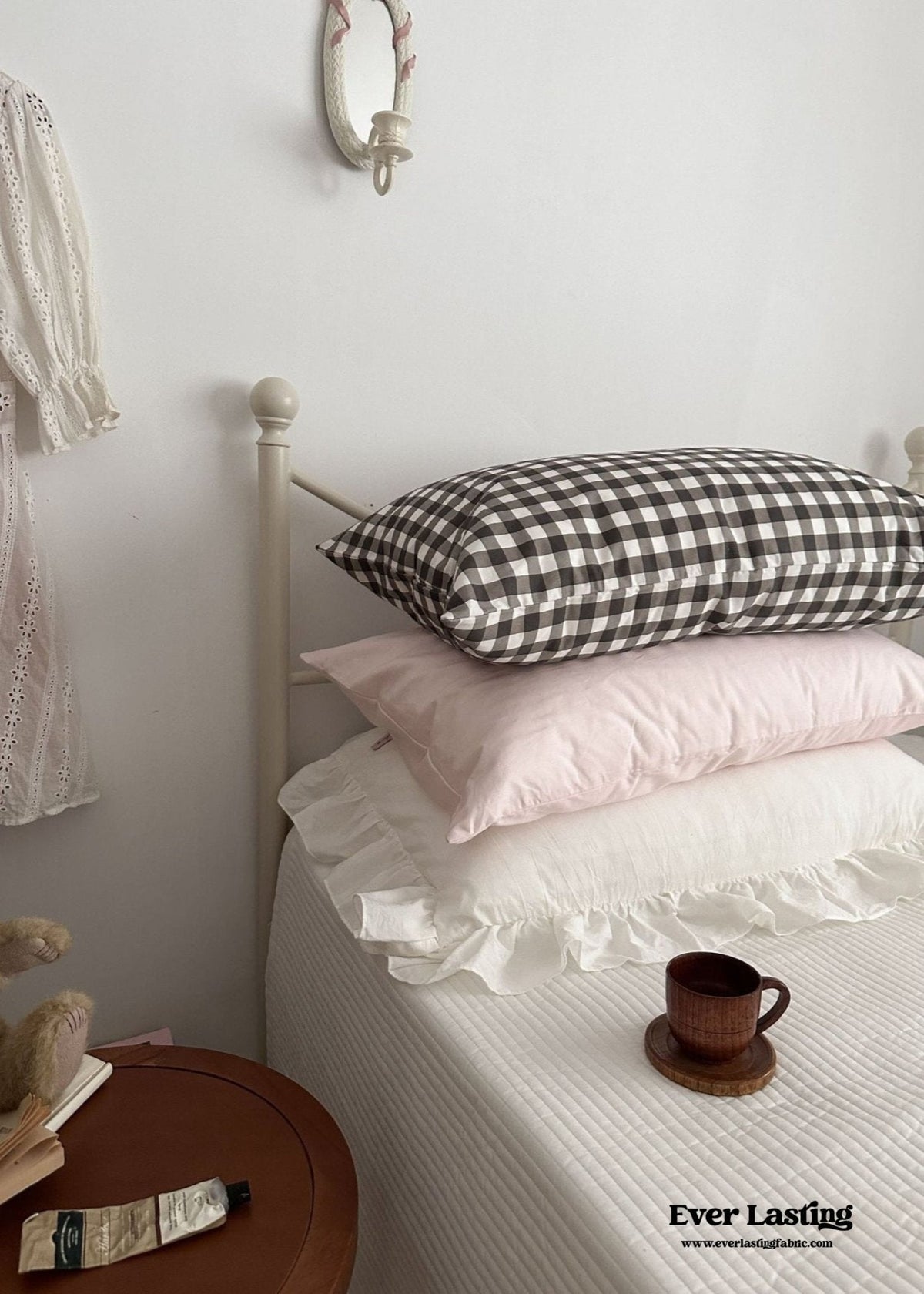 Ella Pure Cotton Pillowcases / Gingham