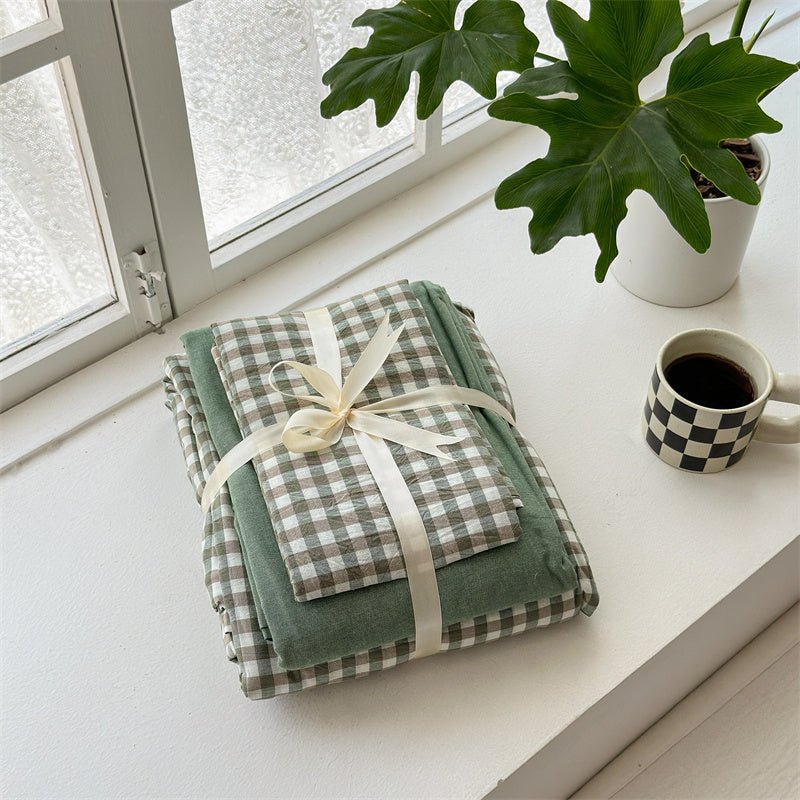 Gingham Duvet Cover (5 Colors)