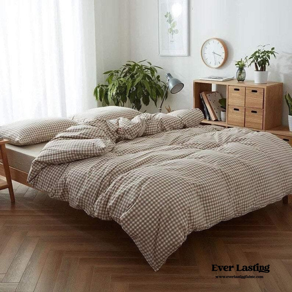 Gingham Duvet Cover (5 Colors)