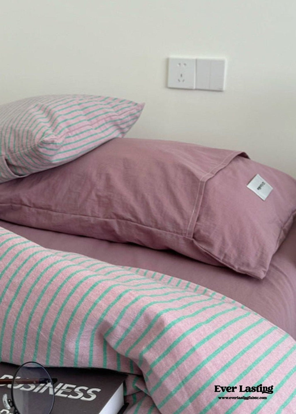 James Striped Bedding Set / Yellow