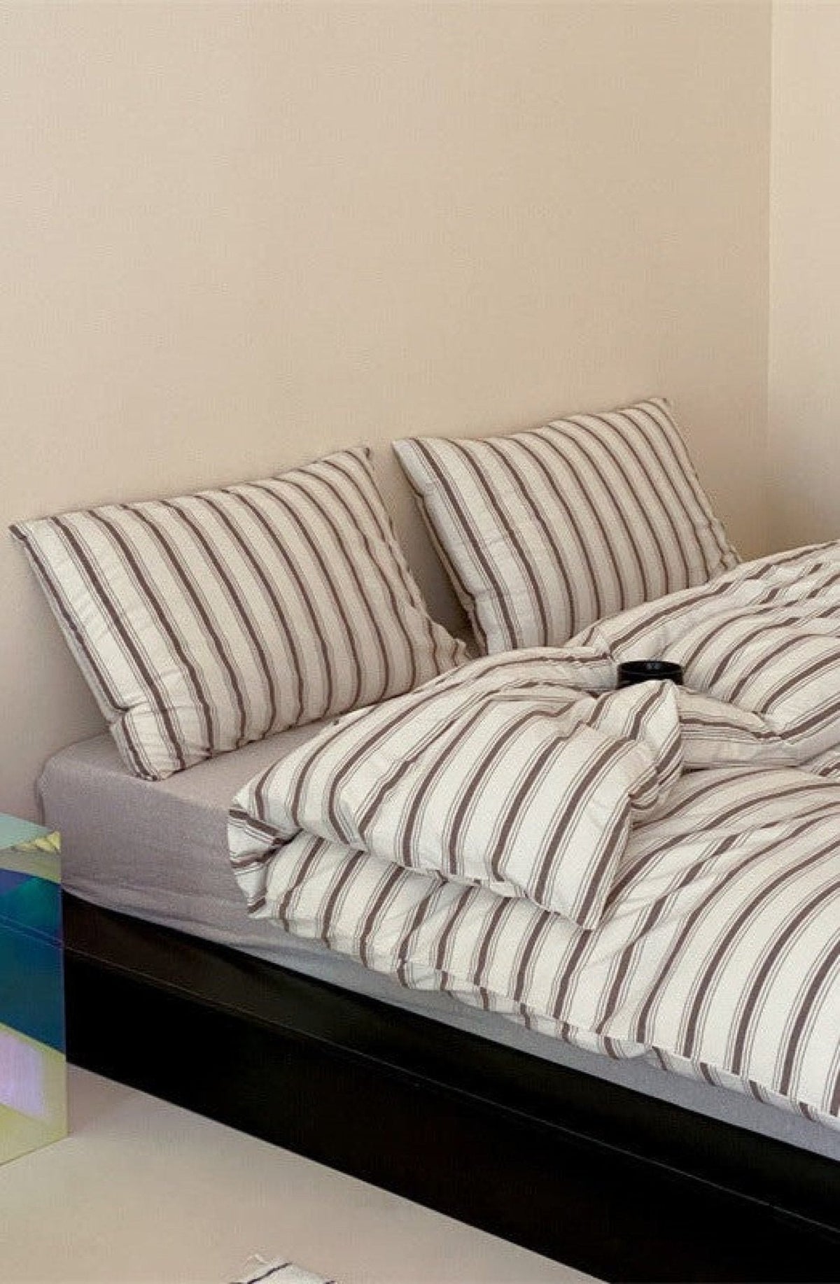 Jersey Knit Stripe Duvet Cover