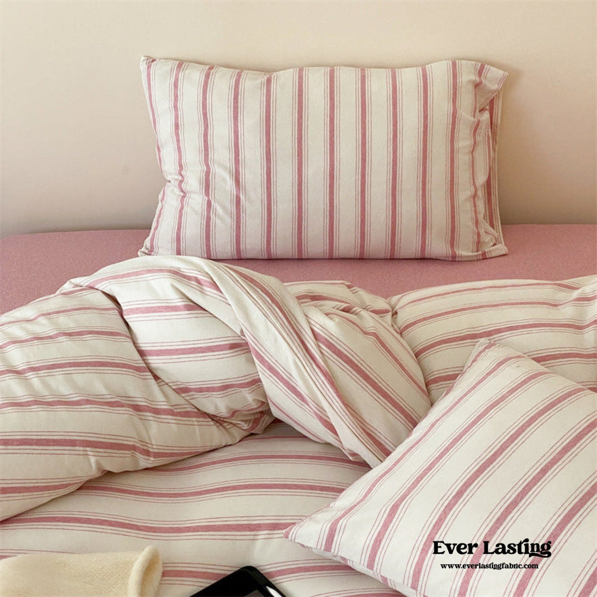 Jersey Knit Stripe Duvet Cover
