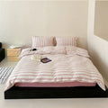 Jersey Knit Stripe Duvet Cover