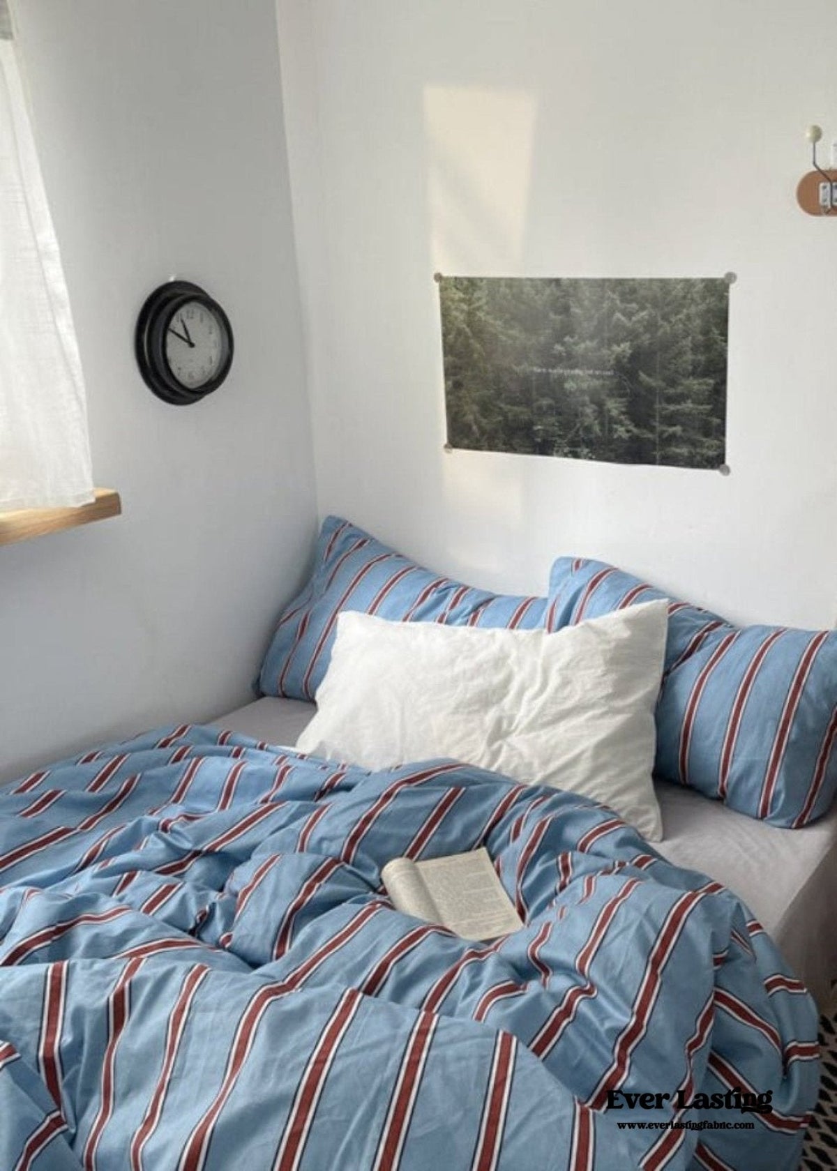 Liam Striped Bedding Set / Brown