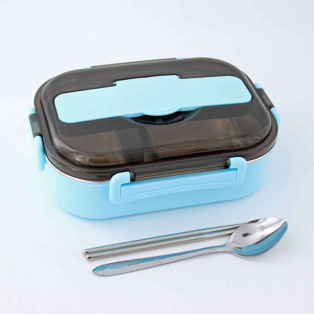 Bento Lunch Box – Includes Thermos Bag, Spoon &  Chopsticks