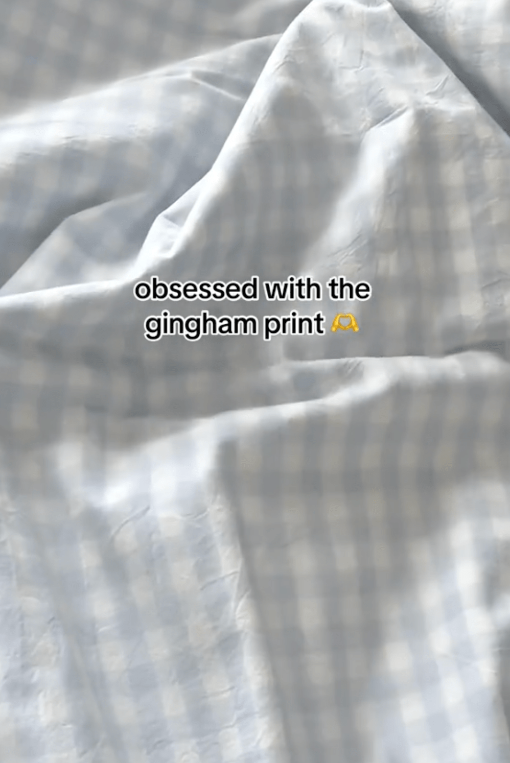 Mixed Gingham Striped Bedding Set / Pink