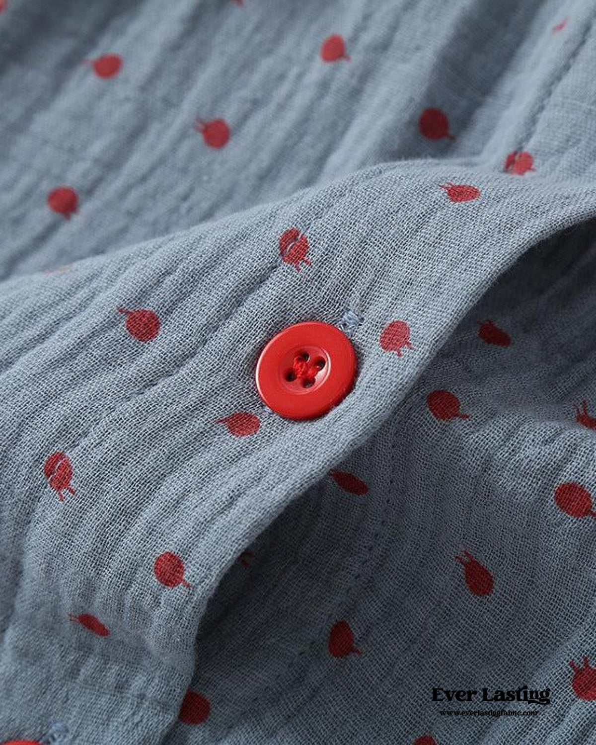 Polka Dot Cute Collared Pajama Set