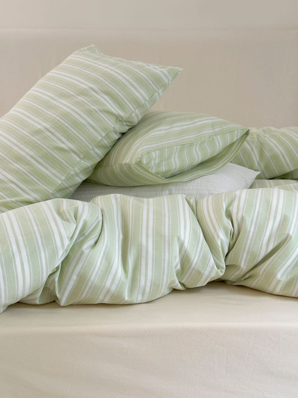 Refreshing Stripe Bedding Set / Blue Single