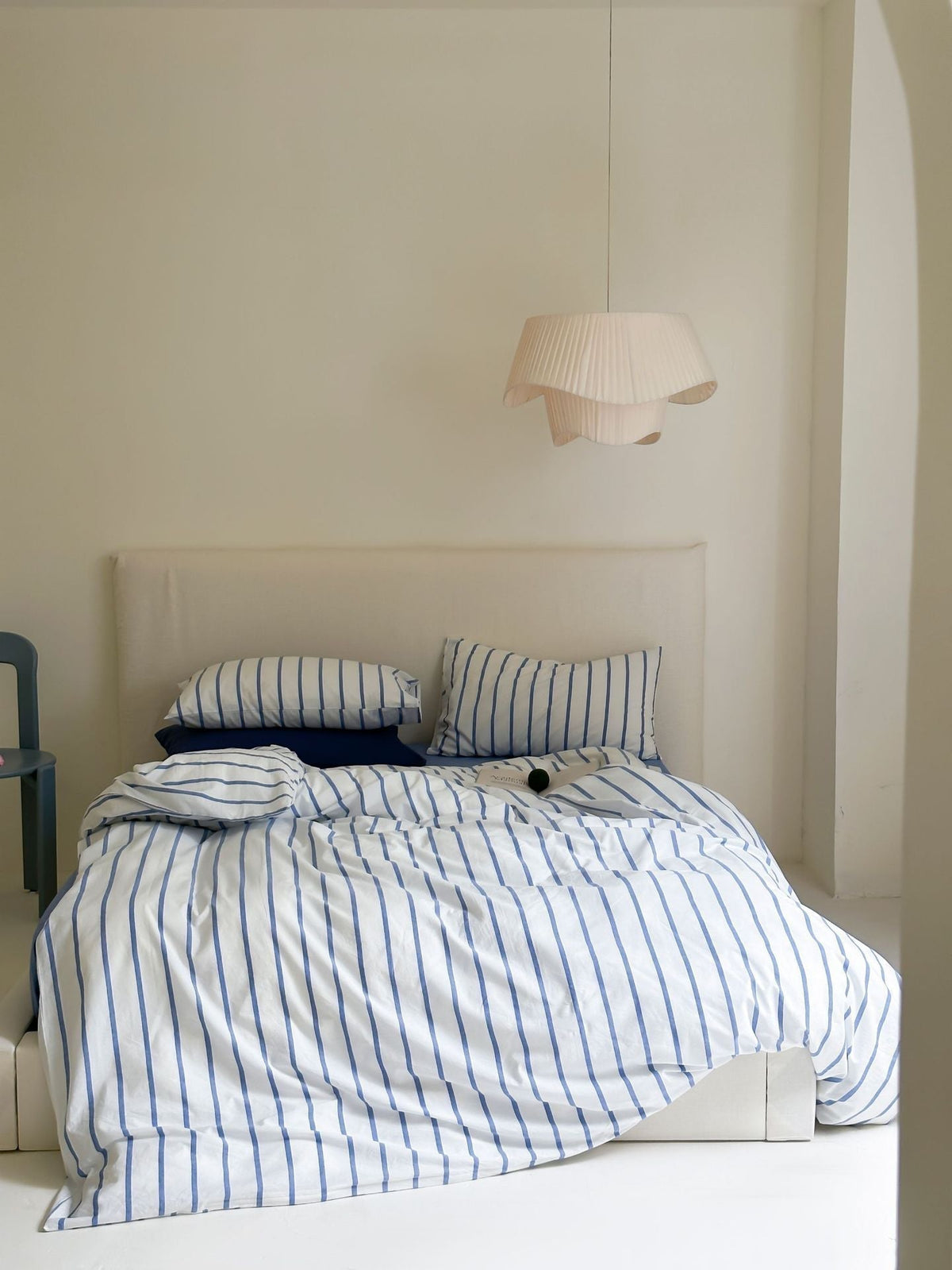 Refreshing Stripe Duvet Cover / Mint Green