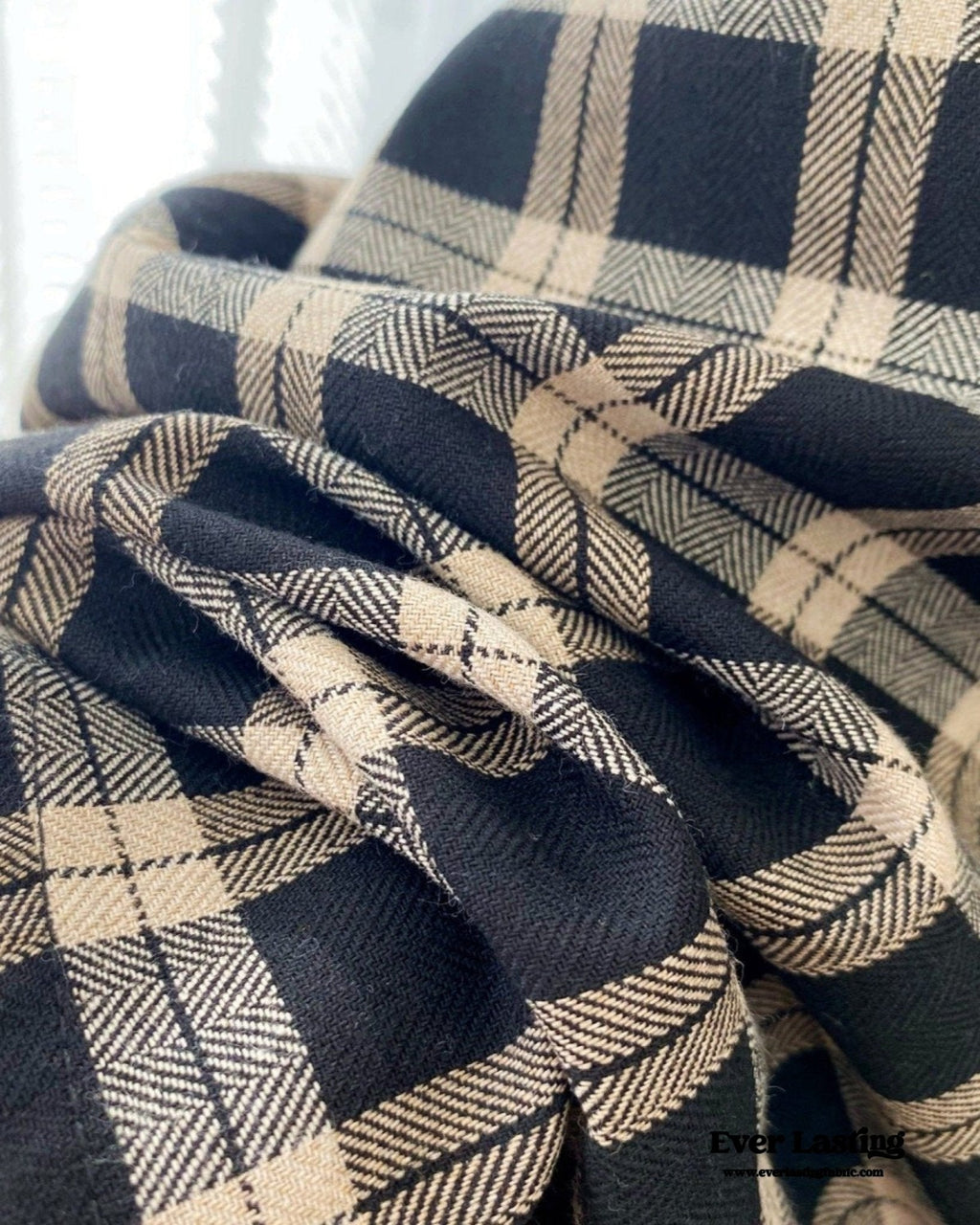 Scarlett Classic Plaid Black Pajama Set