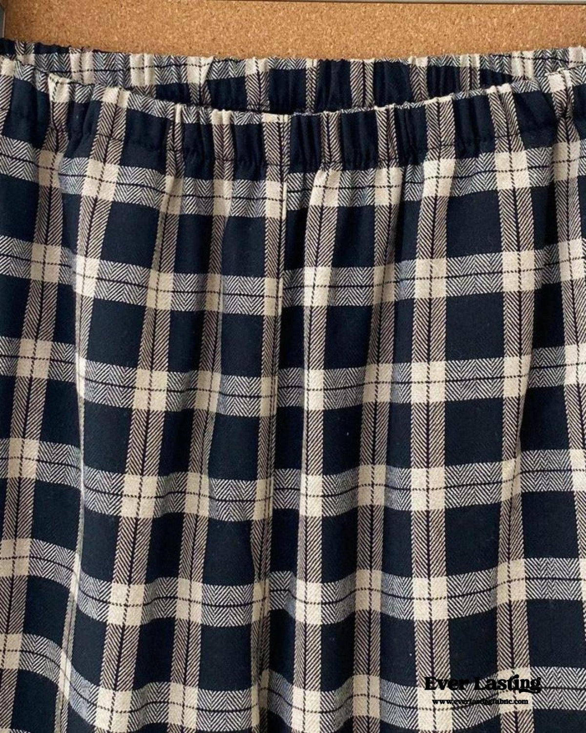 Scarlett Classic Plaid Black Pajama Set