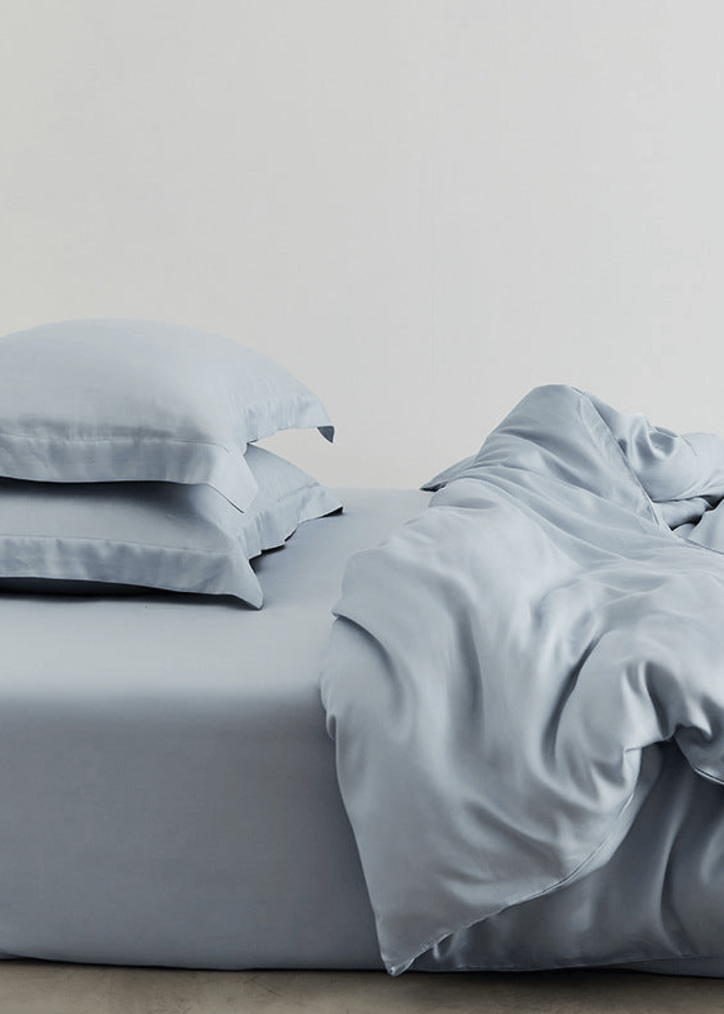 Silky Solid Tencel Bedding Set / Pink