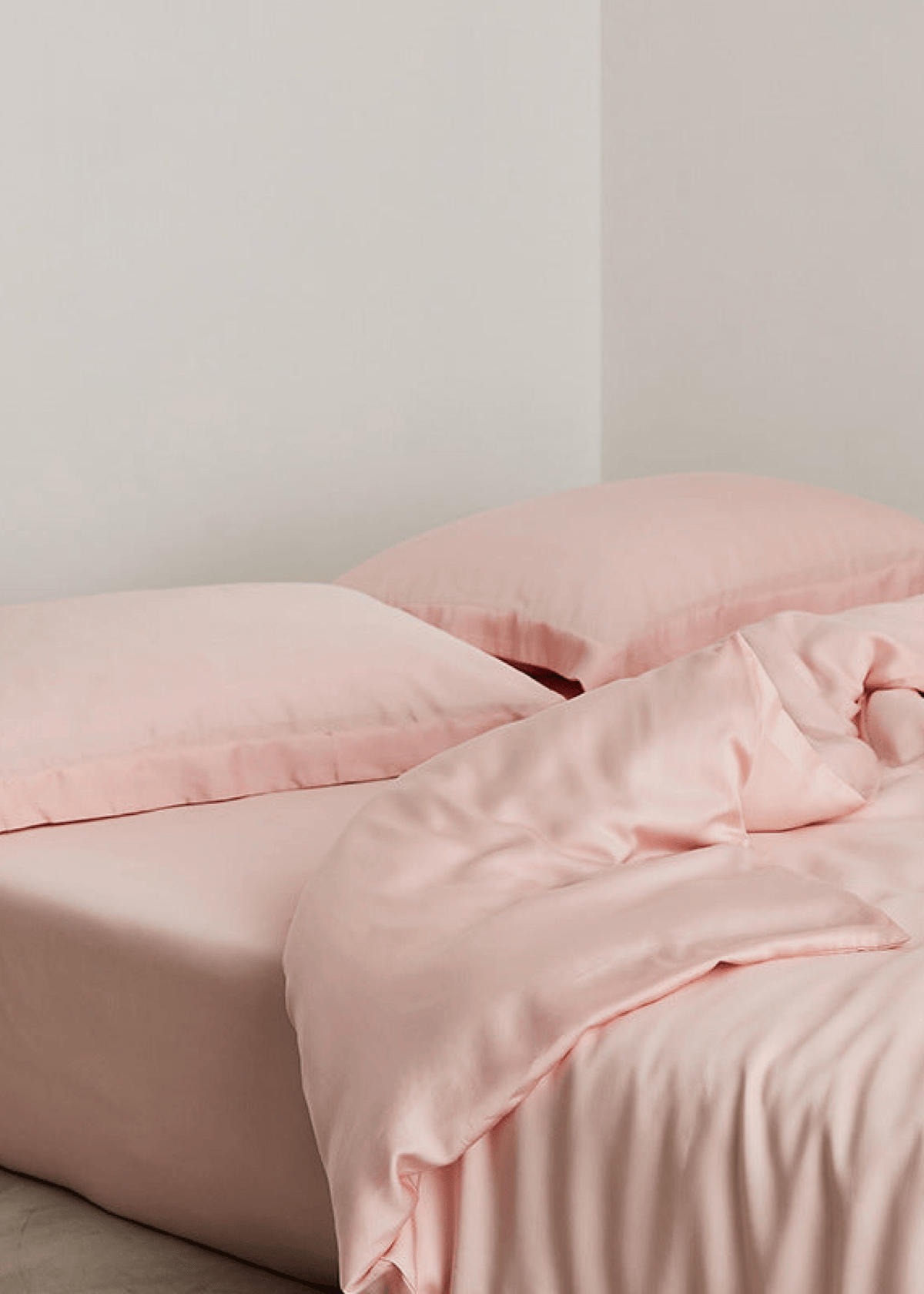 Silky Solid Tencel Bedding Set / Blue