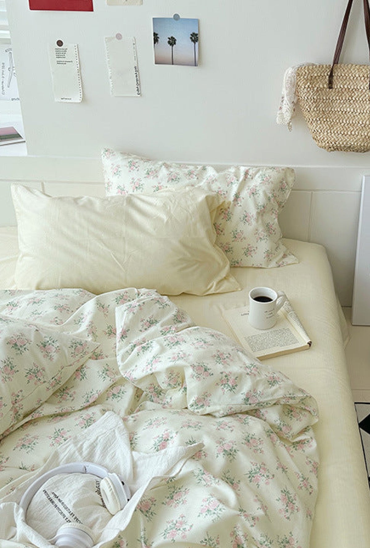 Sweet Floral Bedding Set / Floral Blue