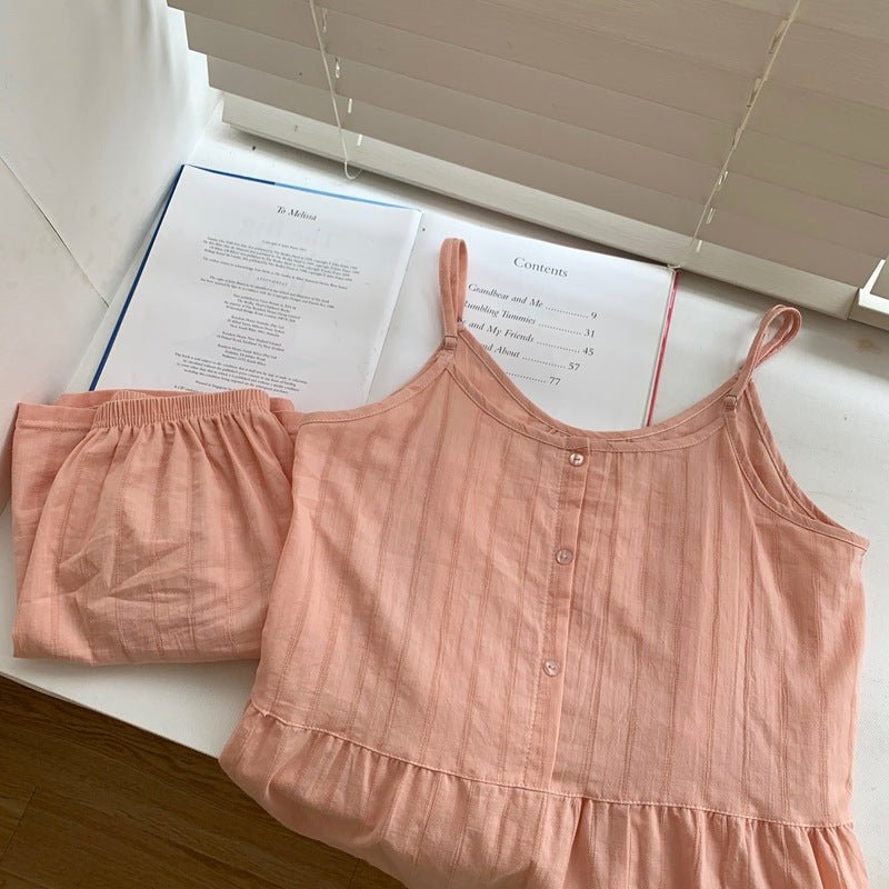 Tank Shorts Pajama Set (4 Colors)