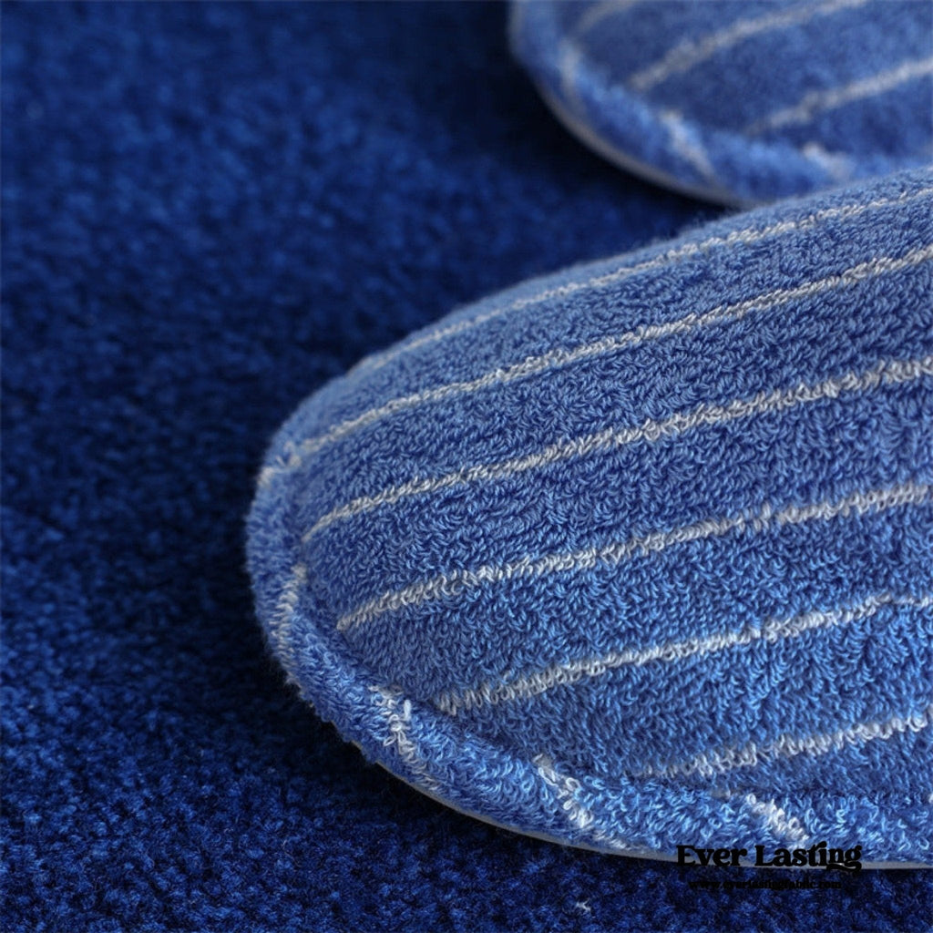 Thin Striped House Slippers