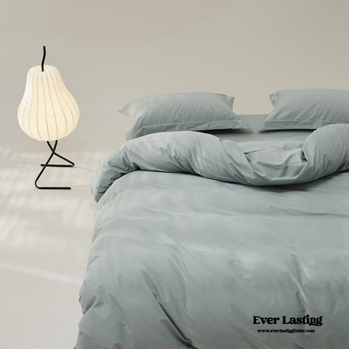 Velvære Luxe Solid Color Cotton Bedding Set / Brown