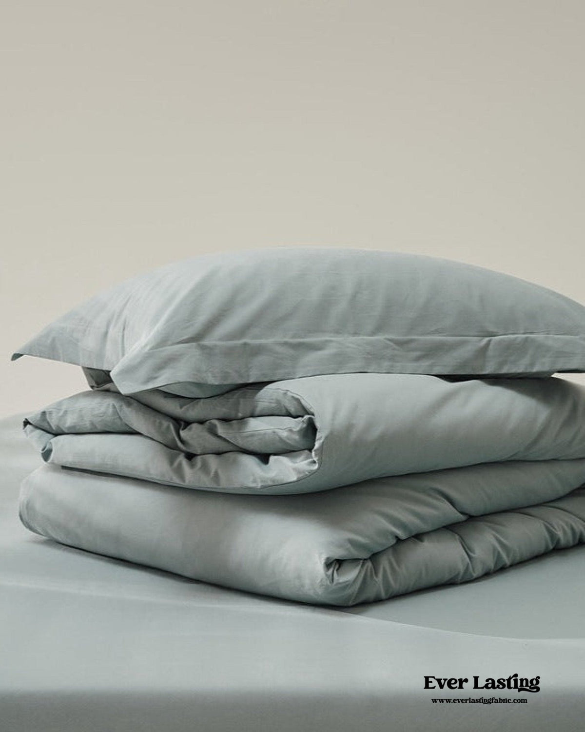 Velvære Luxe Solid Color Cotton Bedding Set / White