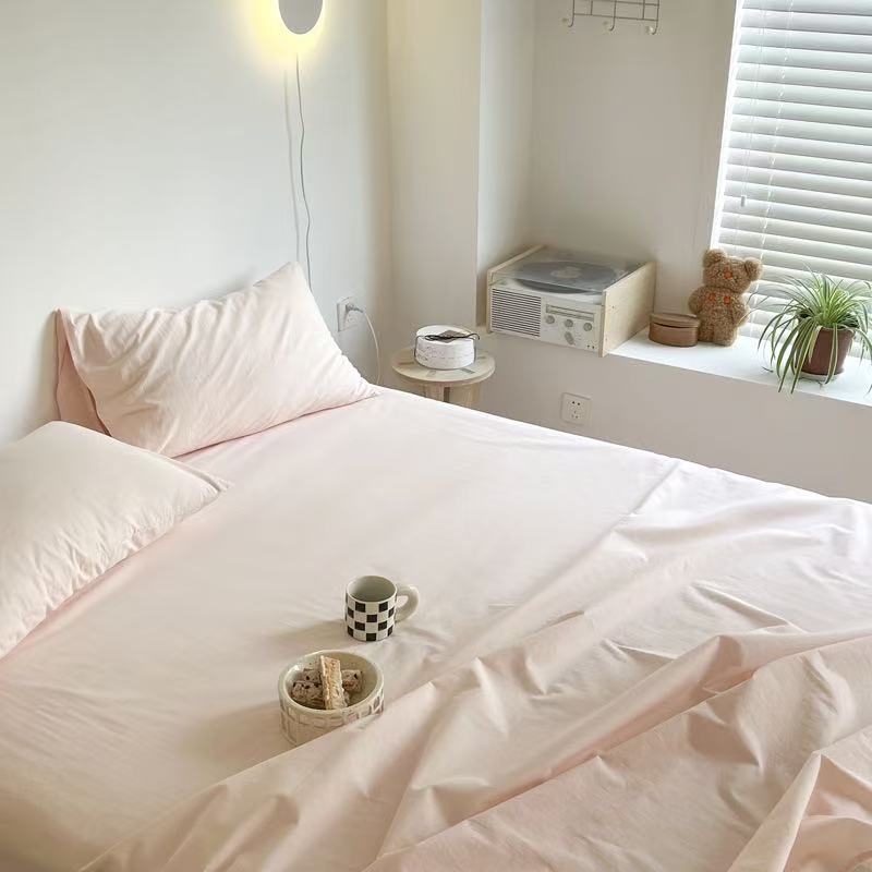 Washed Cotton Bed Sheets (15 Colors)